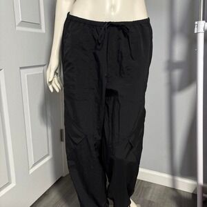 No Boundaries Black Wide Leg Cargo Pants